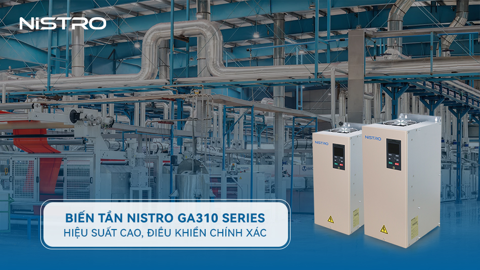 Biến tần NiSTRO GA310 Series - Hiệu suất cao, điều khiển chính xác
